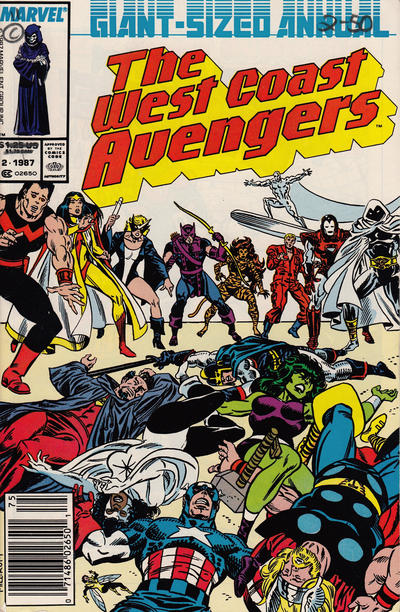 The West Coast Avengers Annual #2 [Newsstand]-Very Good (3.5 – 5)