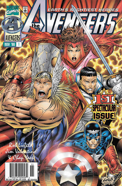 Avengers #1 [Newsstand](1996)-Very Fine (7.5 – 9)