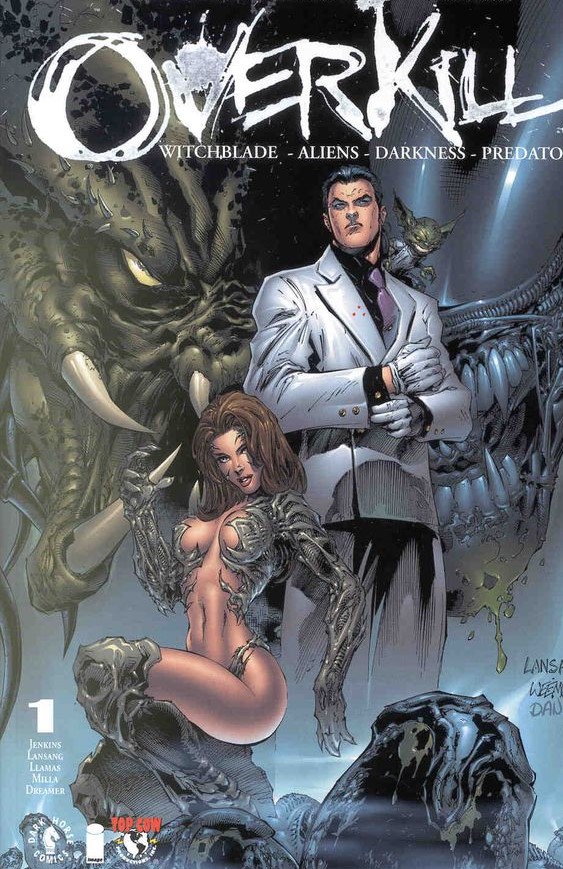 Overkill Witchblade/Aliens/Darkness/Predator Limited Series Bundle Issues 1-2
