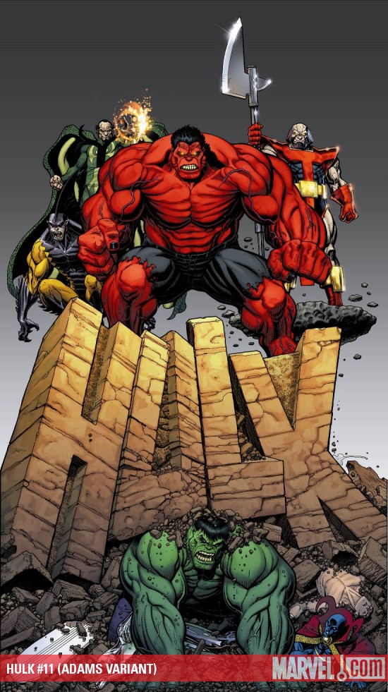 Hulk #11 (Adams Variant (1 For 15)) (2008)