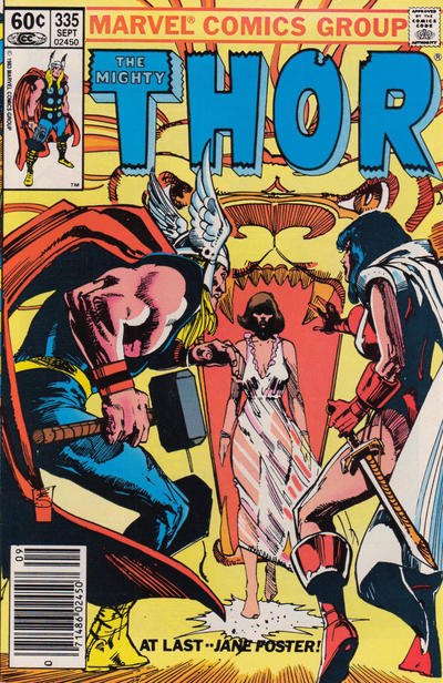 Thor #335 [Newsstand] - Vf- 7.5