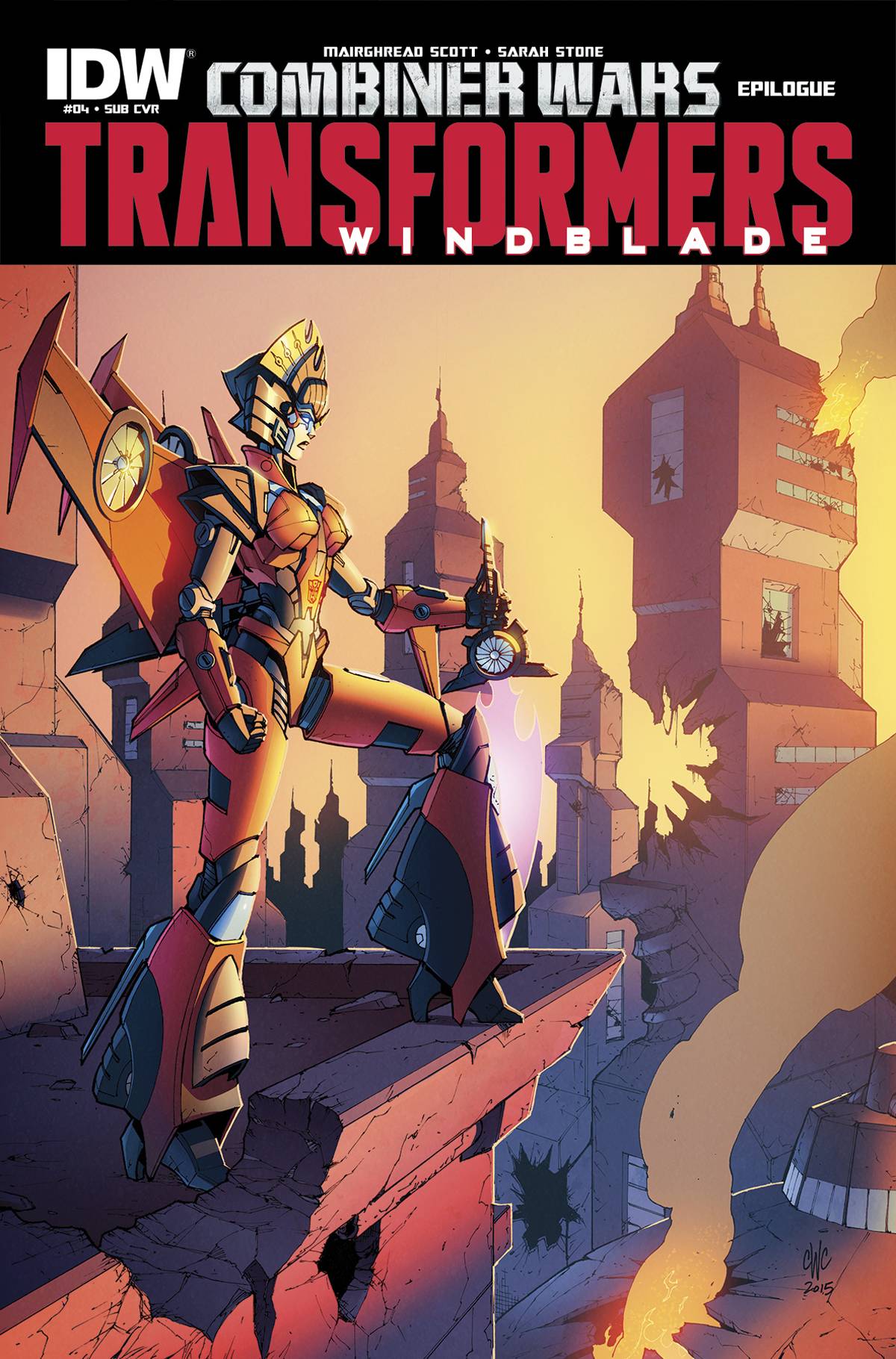 Transformers Windblade Combiner Wars #4 Subscription Variant