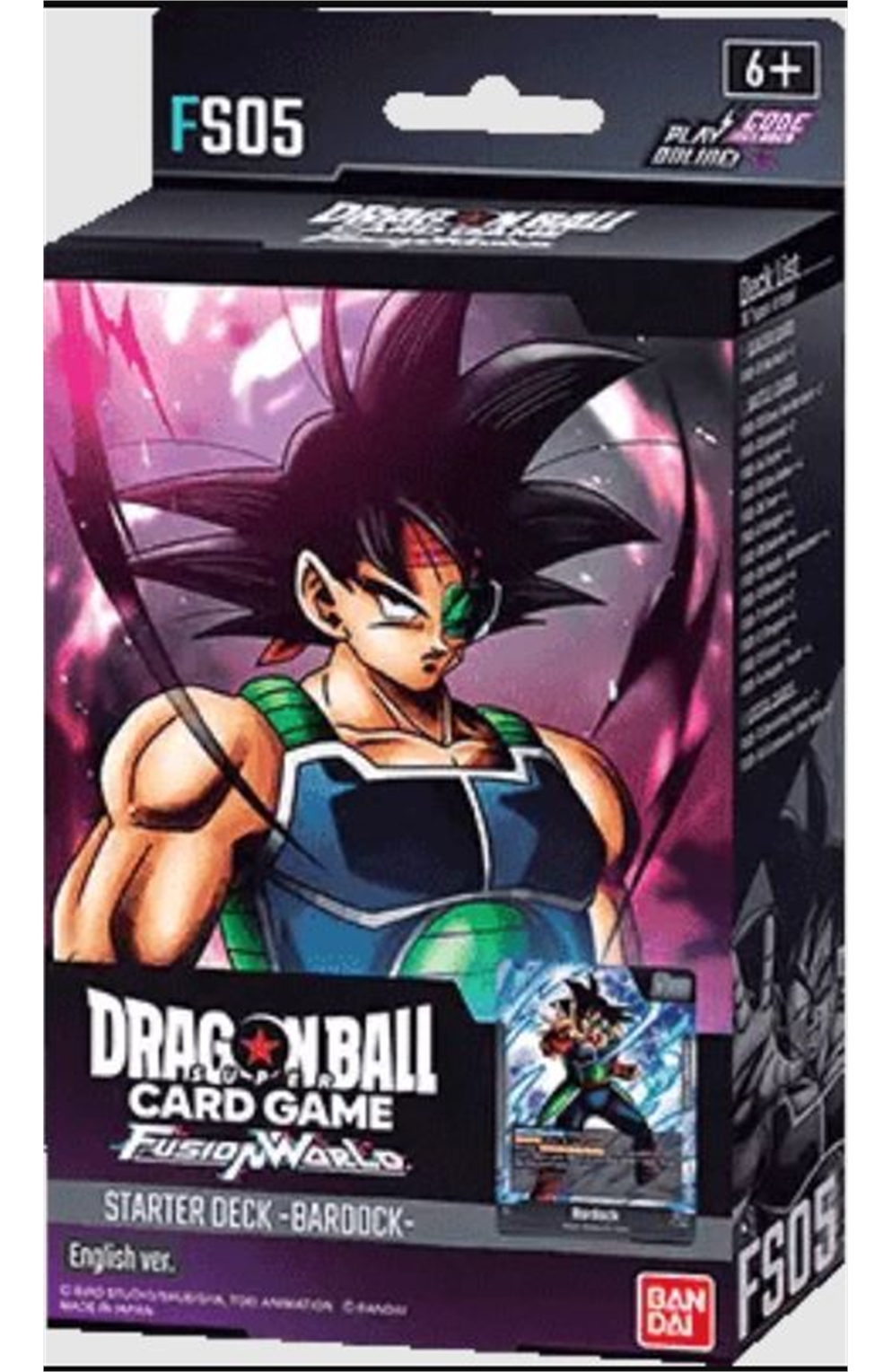 Dragon Ball Super Fusion World Tcg: Bardock Starter Deck [Fs-05]