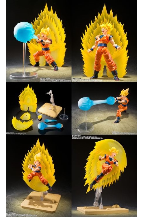 S.H. Figuarts Dragon Ball Z Accessories Son Goku Effekt Parts Set Teleport Kamehameha