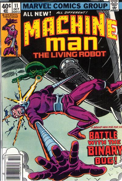 Machine Man #11 [Newsstand]-Near Mint (9.2 - 9.8)