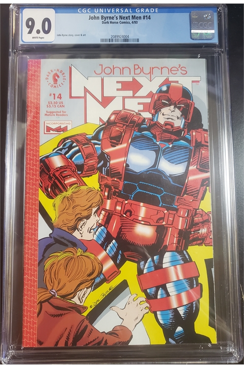 John Byrne's Next Men #14 Cgc 9.0