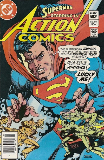 Action Comics #549 [Newsstand]-Fair (1.0 - 1.5)