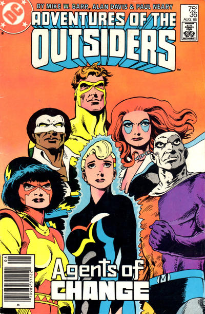 Adventures of The Outsiders #36 [Newsstand]-Good (1.8 – 3)