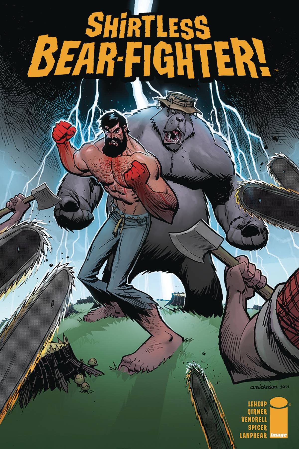 Shirtless Bear-Fighter #4 Cover A Robinson