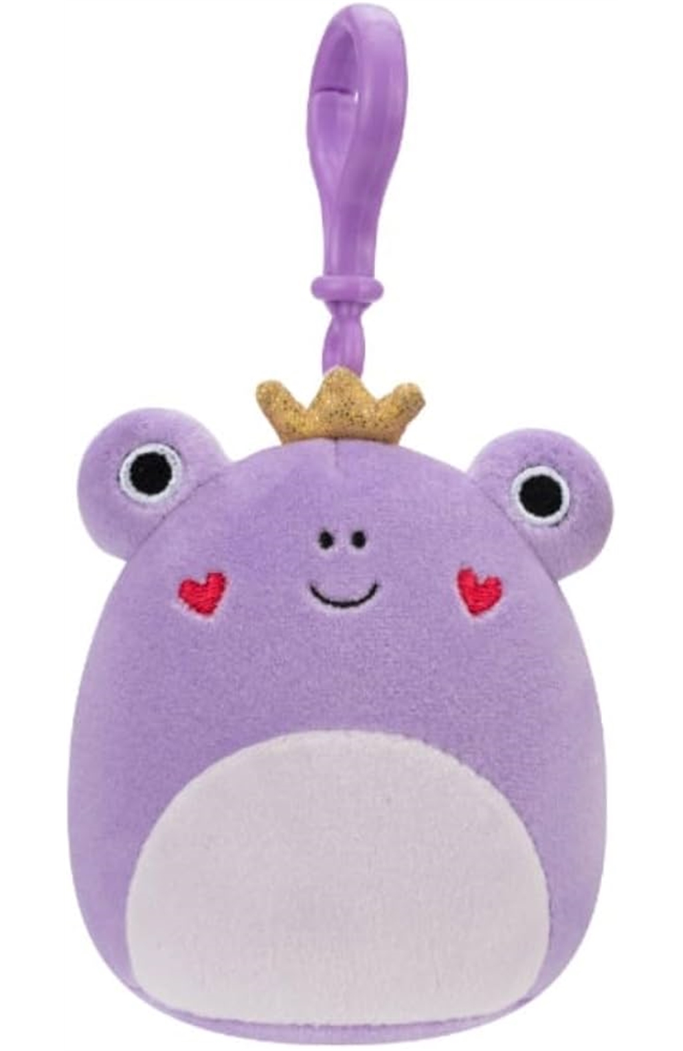 Squishmallows Valentines Day Francine 3.5" Bag Clip 