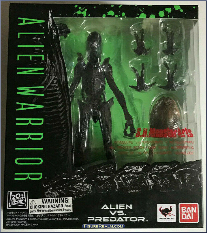 Aliens vs Predator Alien Warrior S.h.monster Arts Action Figure