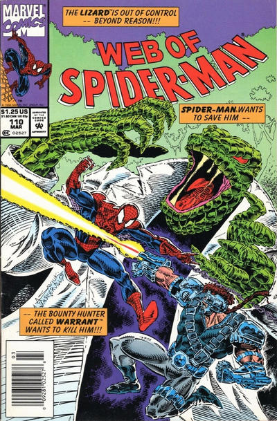 Web of Spider-Man #110 [Newsstand] - Vf- 
