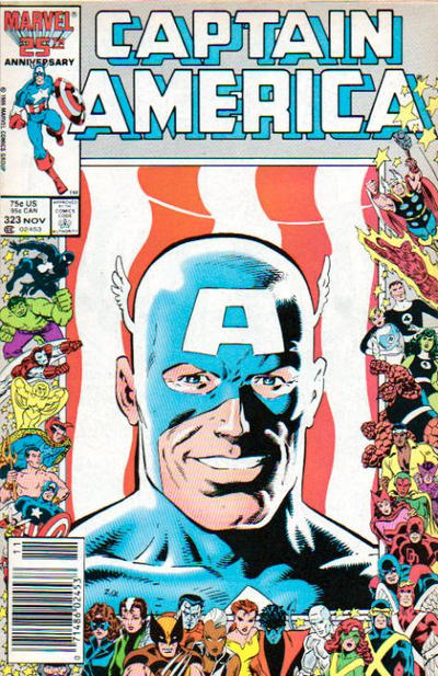 Captain America #323 [Newsstand] - Fn+ 6.5