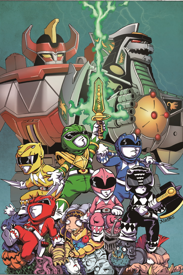 Mighty Morphin Power Rangers # 3 4 Color Fantasies Exclusive Cover