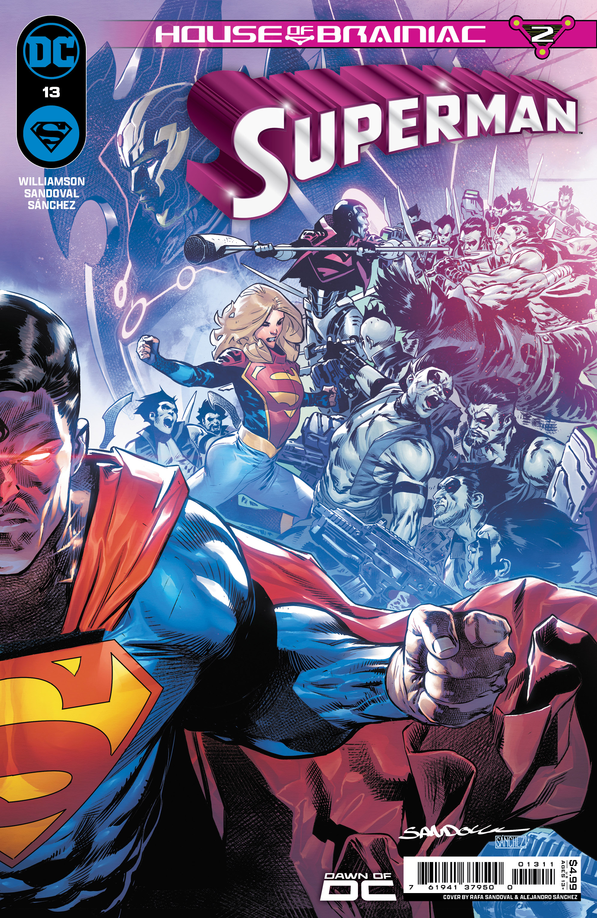 Superman #13 Cover A Rafa Sandoval Connecting (House of Brainiac)