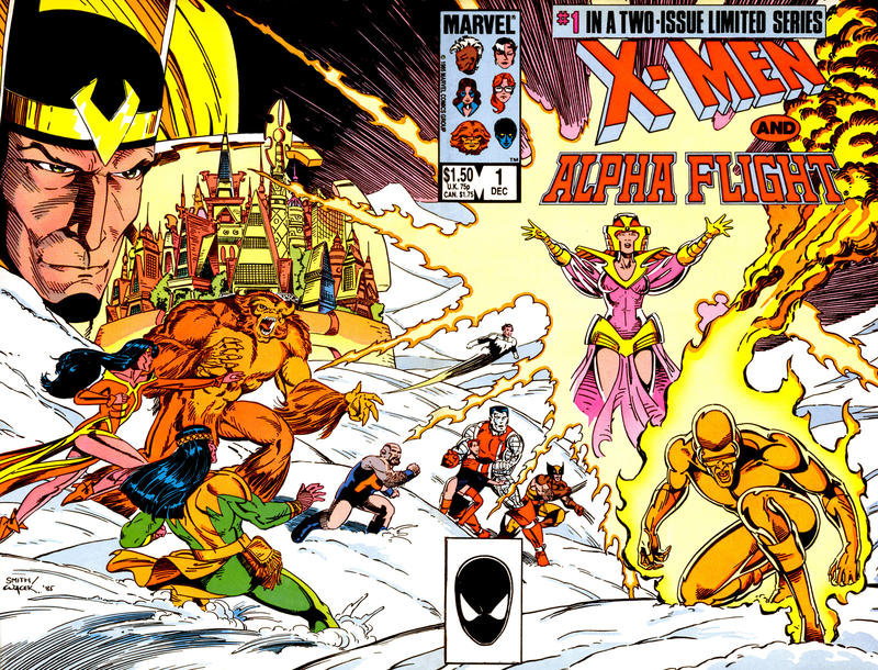 X-Men / Alpha Flight #1 [Direct]-Very Fine (7.5 – 9)