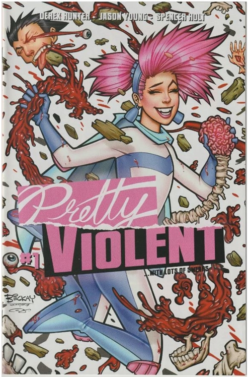 Pretty Violent #1 Port City Comics Exclusive Variant Signed By Bill Mckay (Mature)