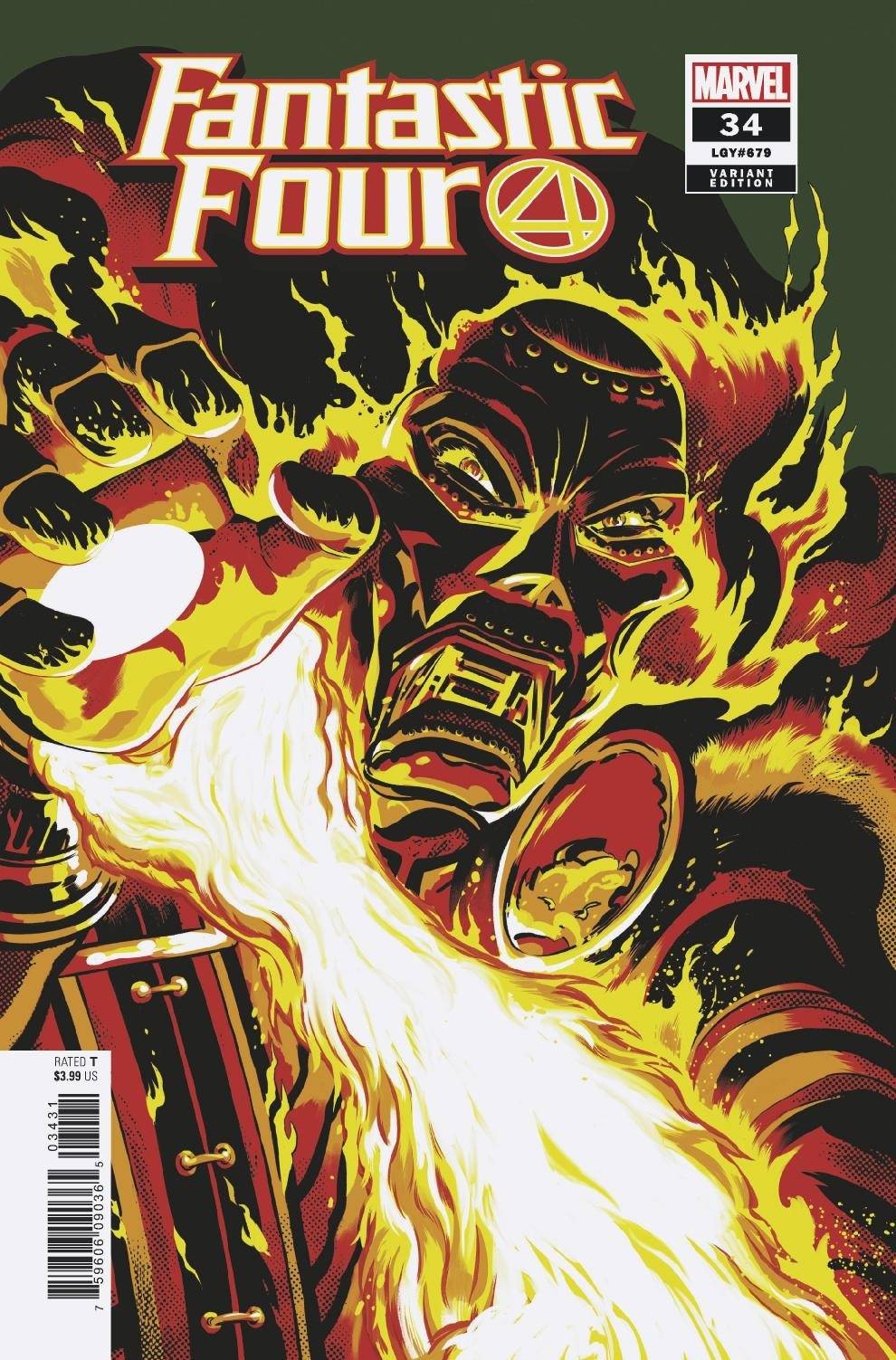 Fantastic Four #34 Rodriguez Variant (2018)