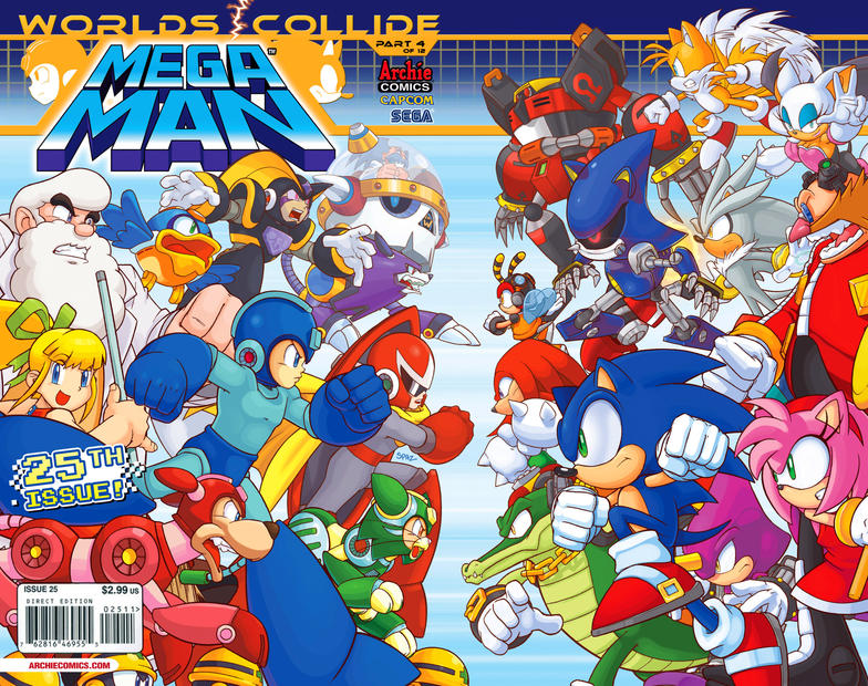 Mega Man #25 [Direct Edition] - Vf/Nm 9.0