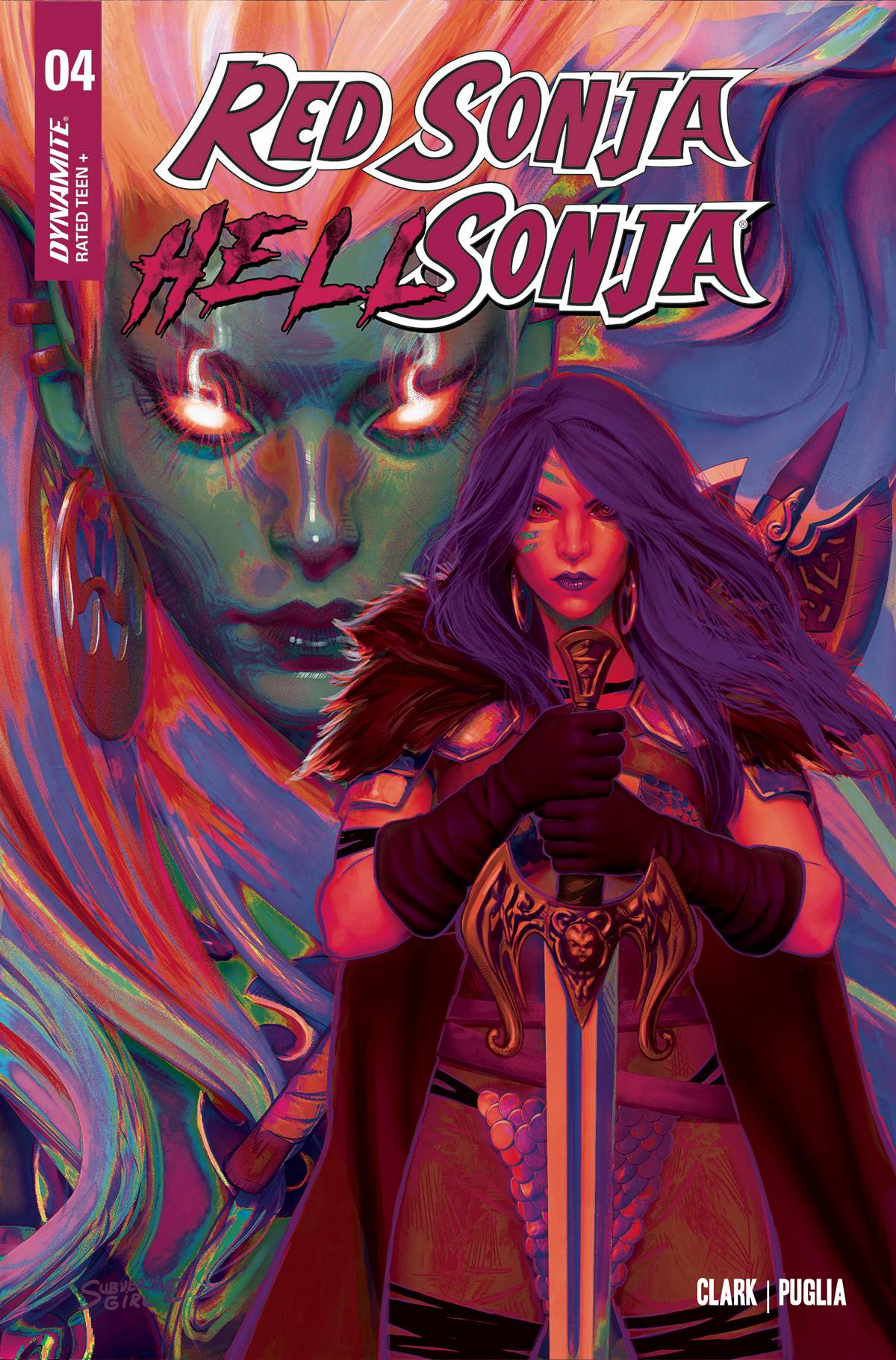 Red Sonja Hell Sonja #4 Cover K Last Call Puebla Ultraviolet