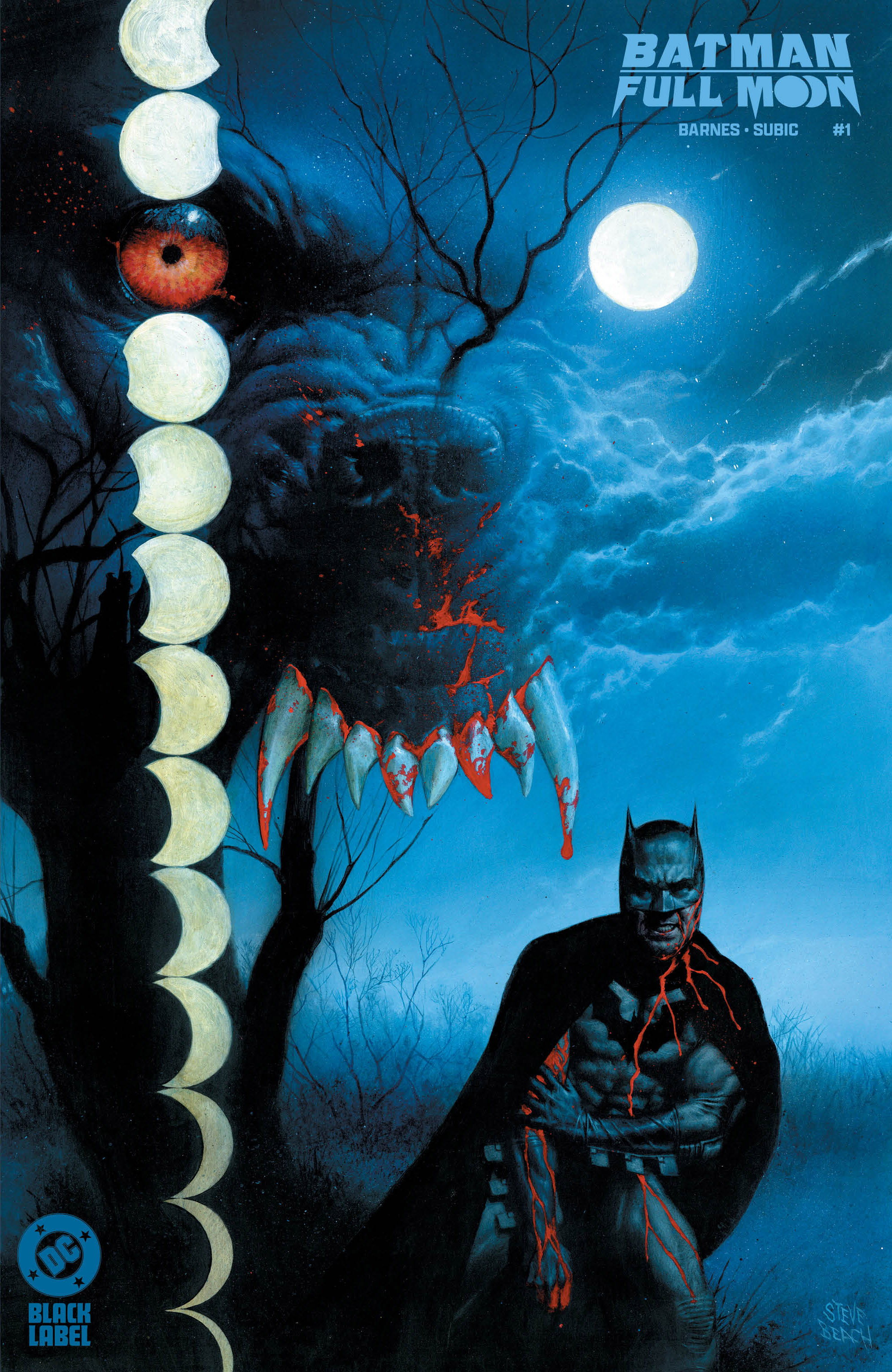 Batman Full Moon #1 Cover B Steve Beach Card Stock Variant (Mature) (Of 4)