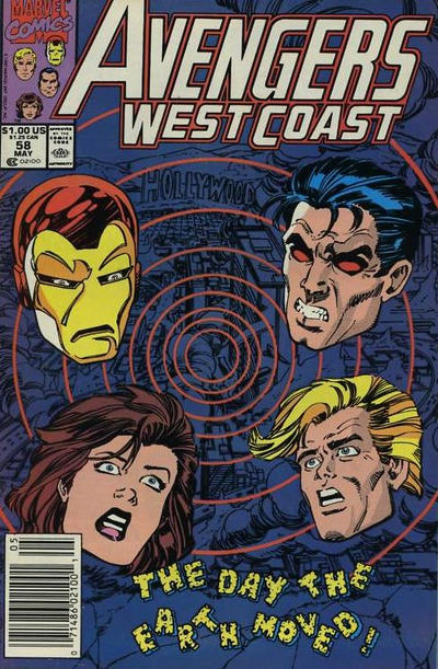 Avengers West Coast #58 [Newsstand]-Fine