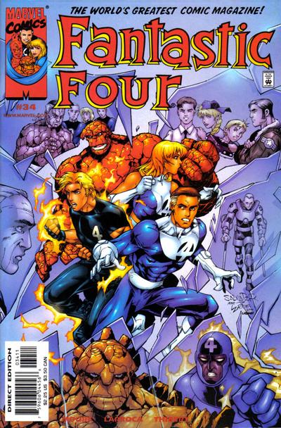 Fantastic Four #34 (1998) [Direct Edition]-Fine (5.5 – 7)