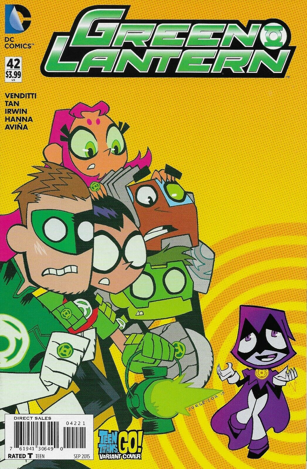 Green Lantern #42 Teen Titans Go Variant Edition (2011)