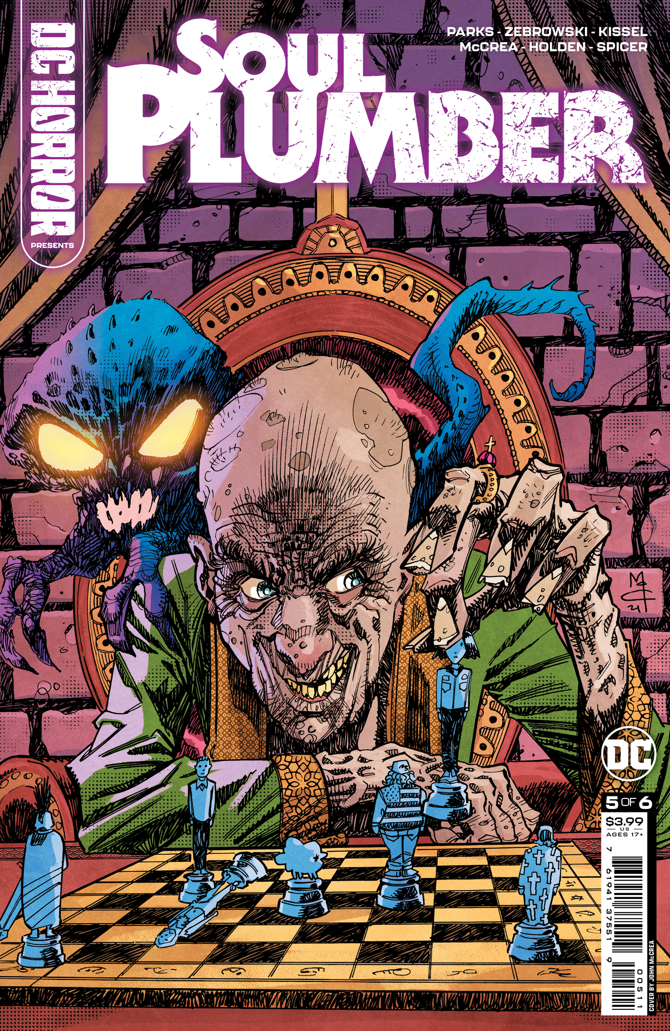 DC Horror Presents Soul Plumber #5 Cover A John McCrea (Mature) (Of 6)
