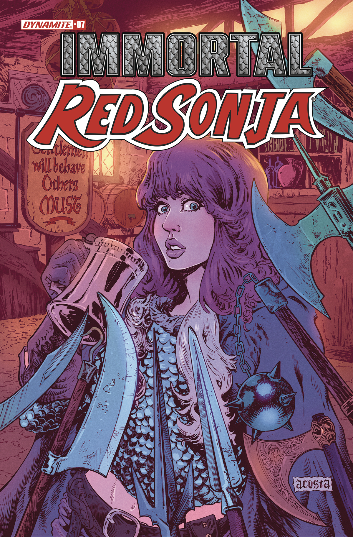 Immortal Red Sonja #7 Cover D Acosta