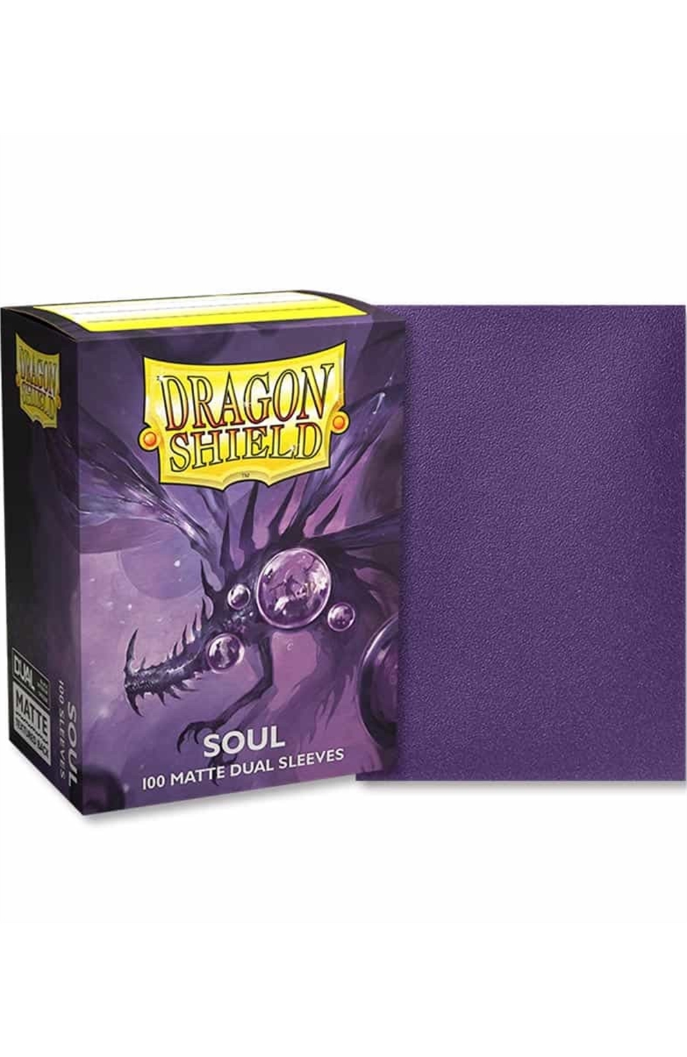 Dragon Shield Sleeves: Matte Dual Standard - Soul (Metallic Purple)