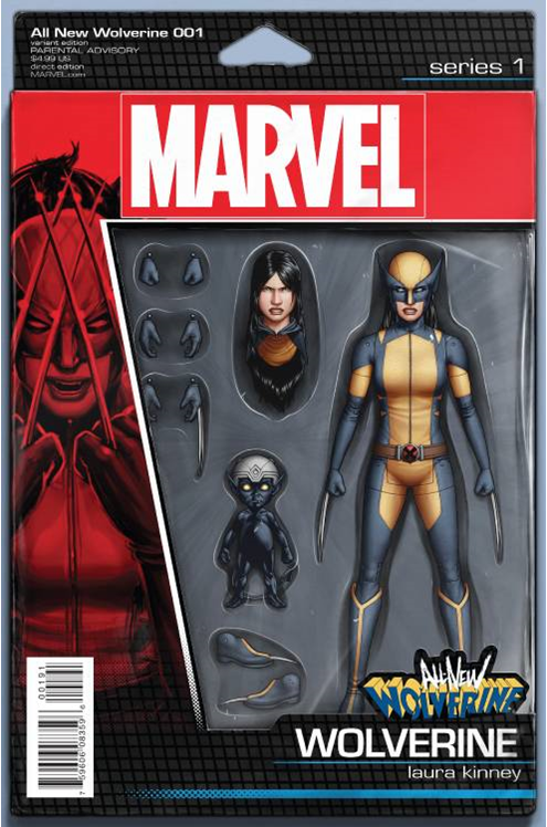 All New Wolverine #1 Christopher Action Figure Variant (2015)