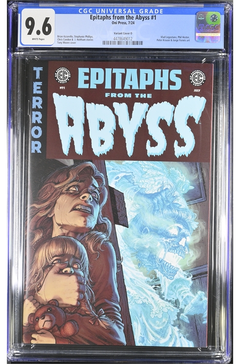 EC Epitaphs From The Abyss #1 Up Up & Away! Variant Cgc 9.6