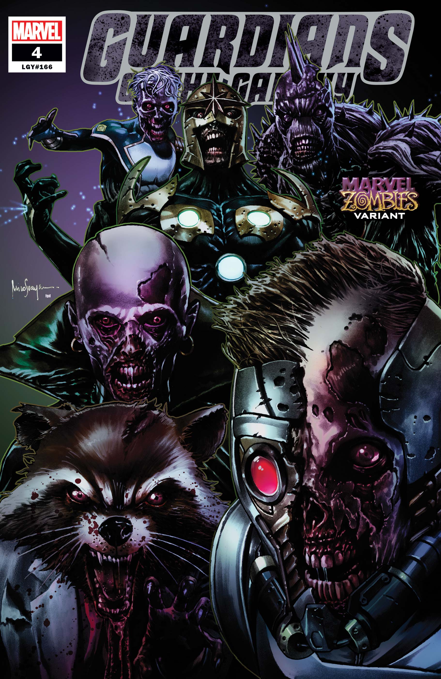 Guardians of the Galaxy #4 Suayan Marvel Zombies Variant (2020)