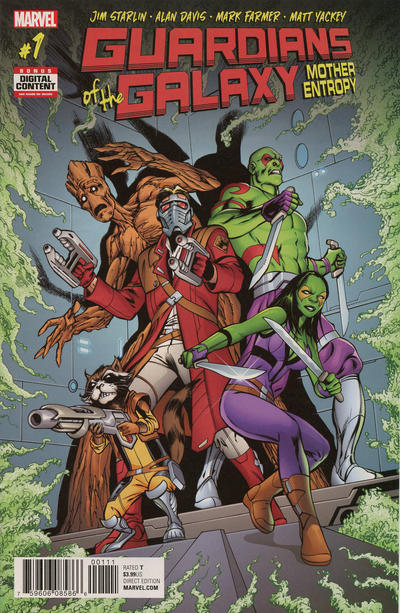 Guardians of The Galaxy: Mother Entropy #1-Very Fine (7.5 – 9)