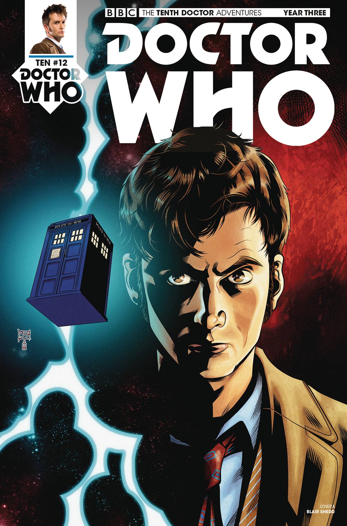 Doctor Who 10th Year Three #12 Cover A Shedd