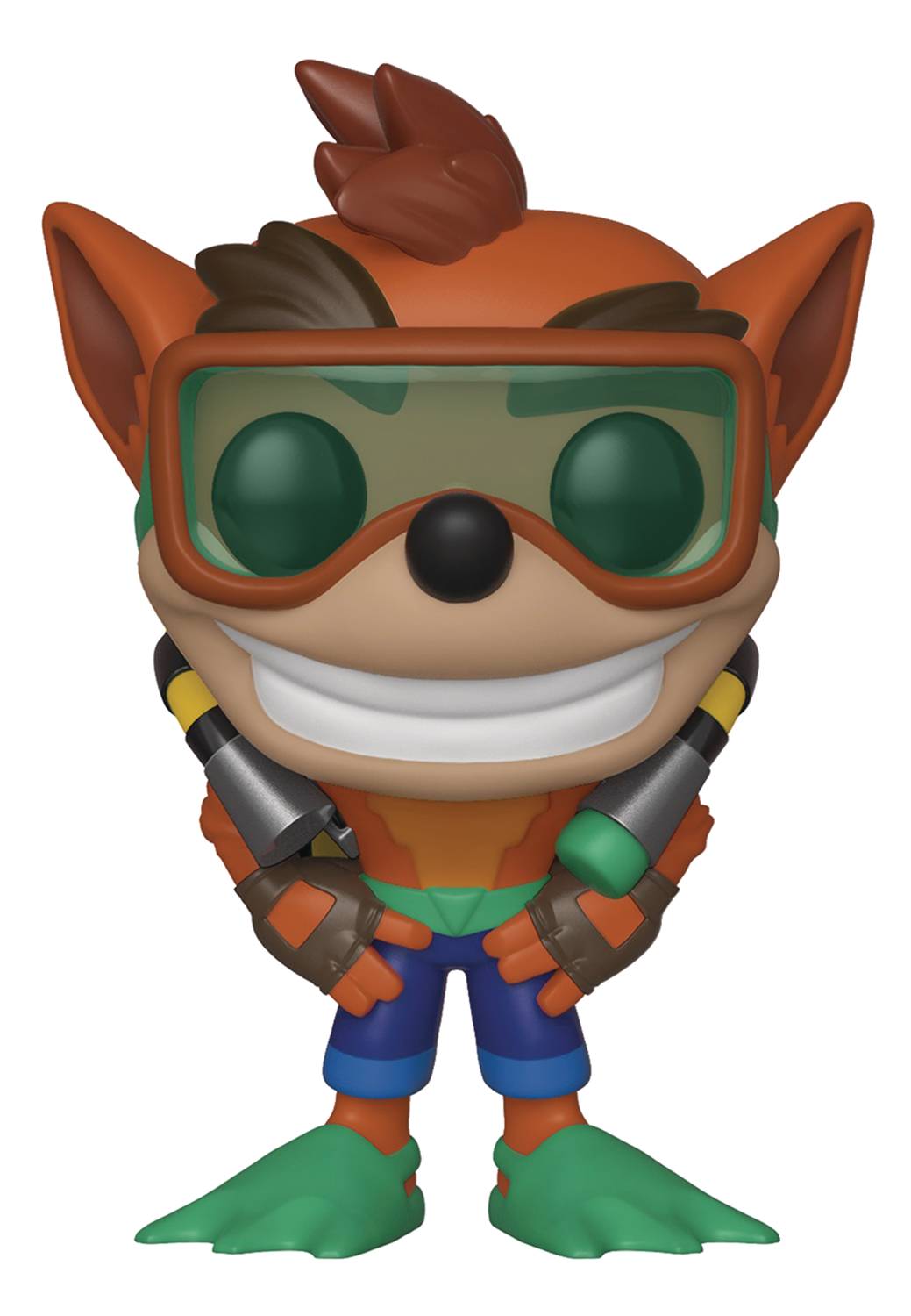 Pop Games Crash Bandicoot With Scuba Gear Vinyl Figure