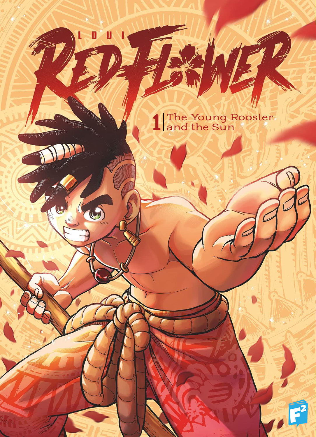 Red Flower Graphic Novel Volume 1 The Young Rooster And The Sun