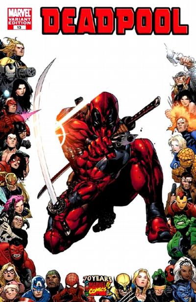 Deadpool #13 [Marvel 70th Anniversary Border](2008)-Near Mint (9.2 - 9.8)