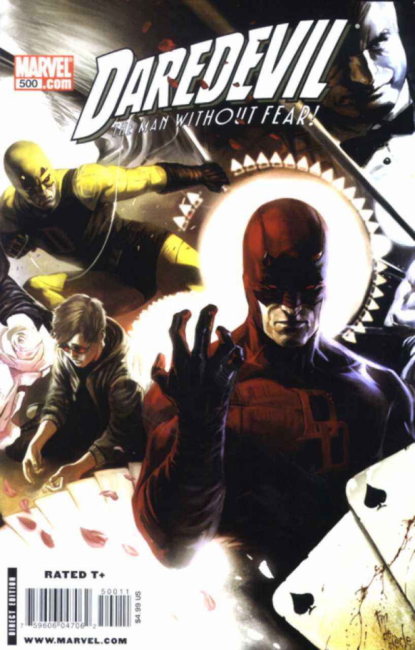 Daredevil #500 (1998) 50/50 Split cover