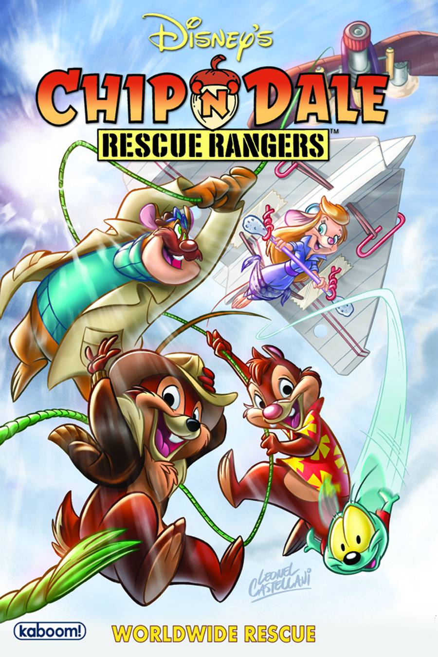 Chip N Dale Rescue Rangers Graphic Novel Volume 1 Worldwide Rescue