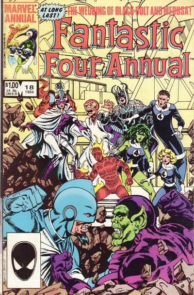 Fantastic Four Annual #18 [Direct]-Fine (5.5 – 7)