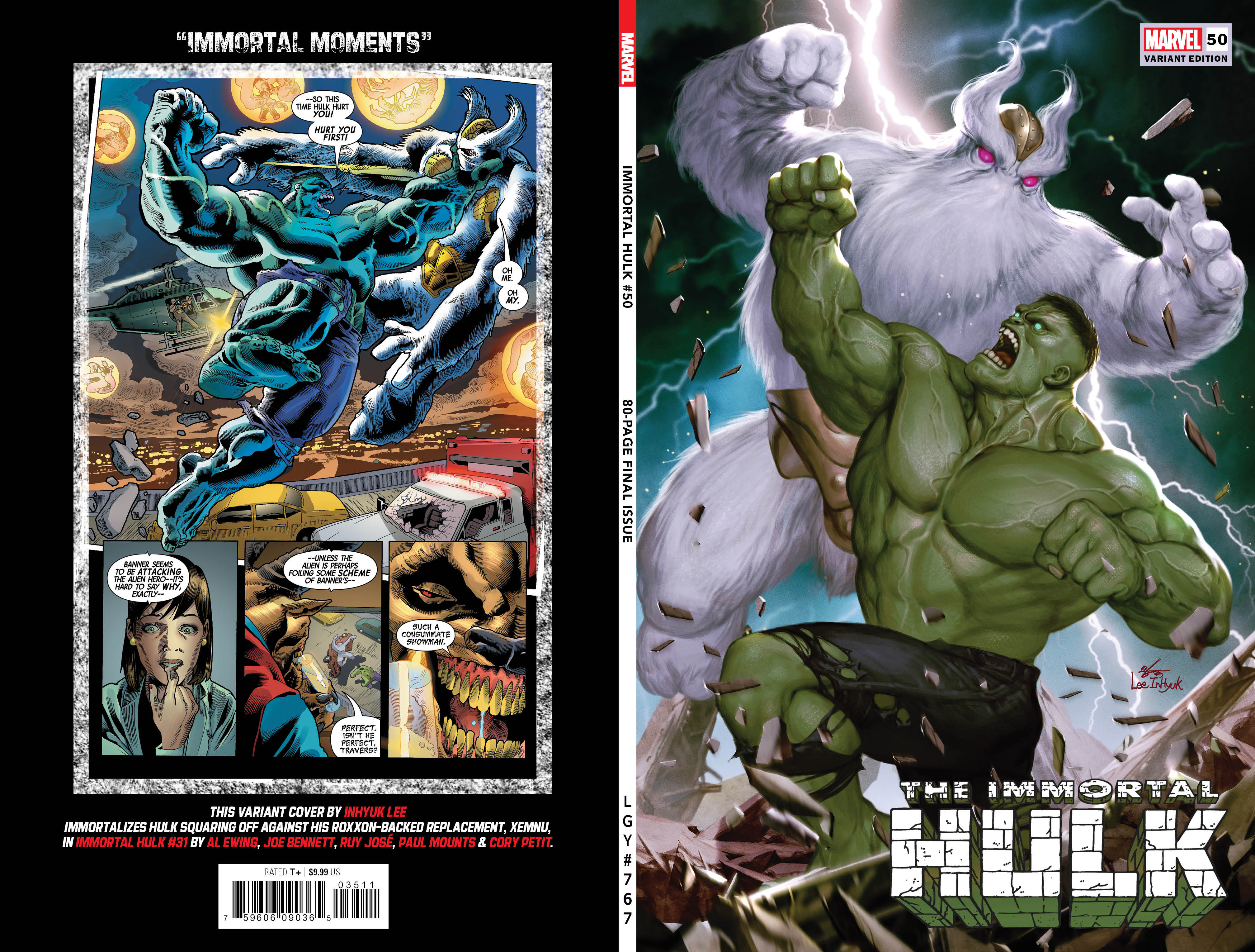 Immortal Hulk #50 Inhyuk Lee Variant (2018)