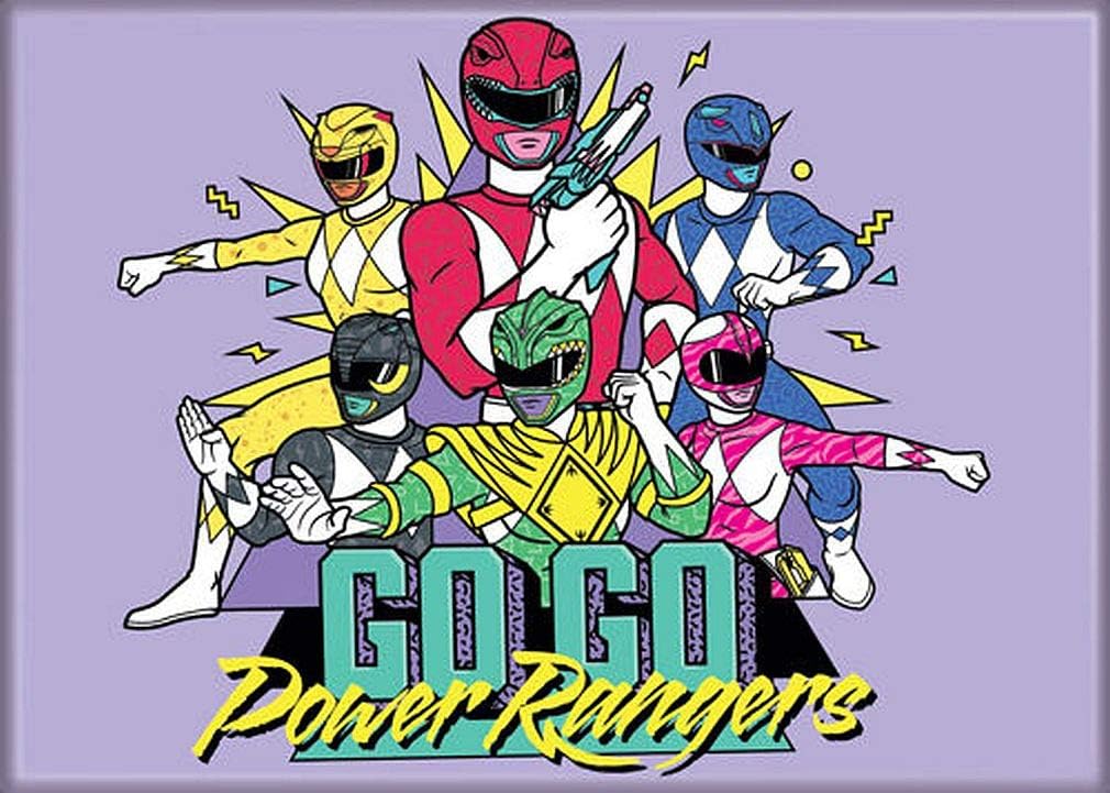 Power Rangers Go Go Power Rangers Photo Magnet