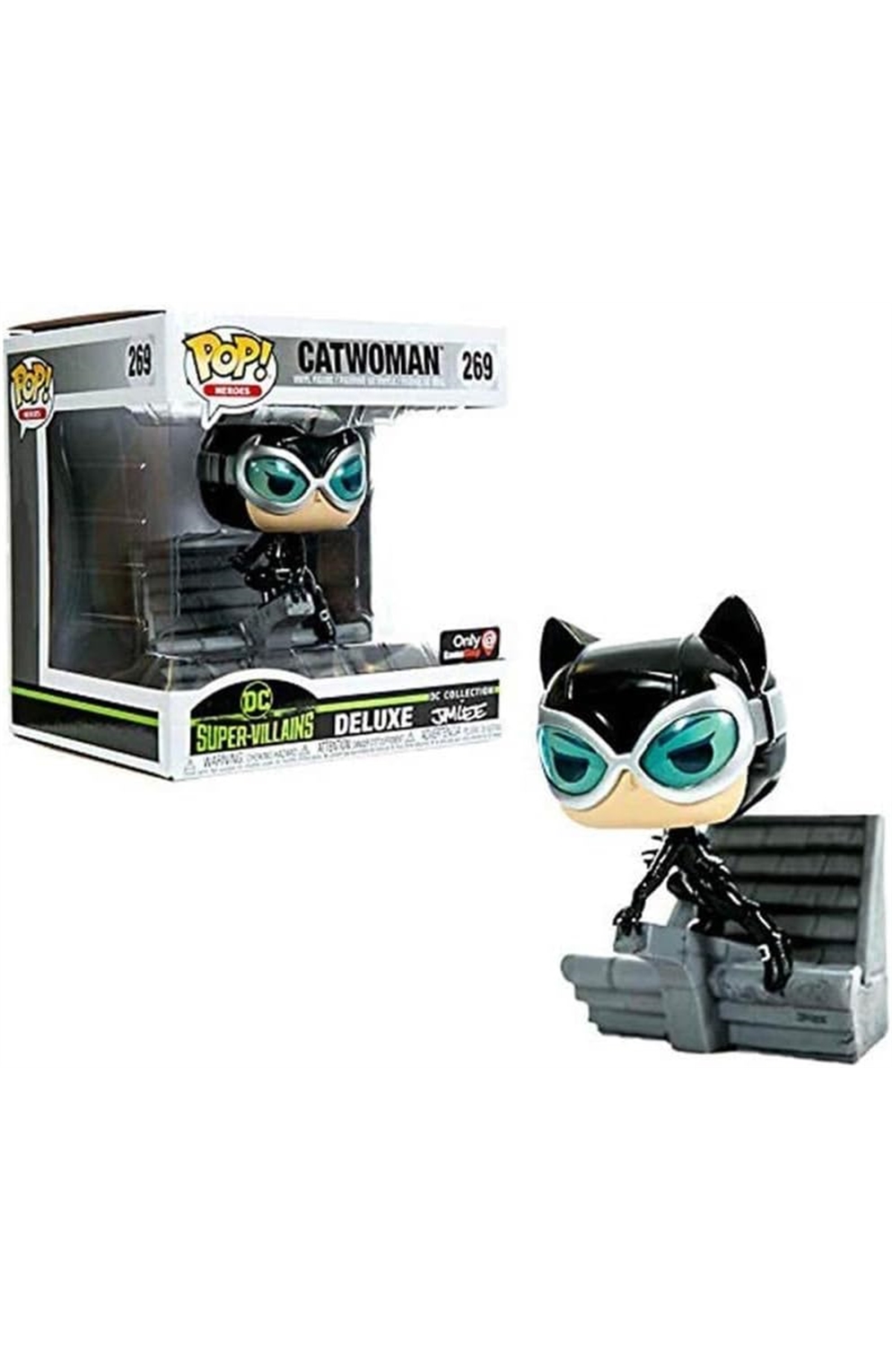 Funko Pop 269 Catwoman Deluxe Gamestop Exclsuive 