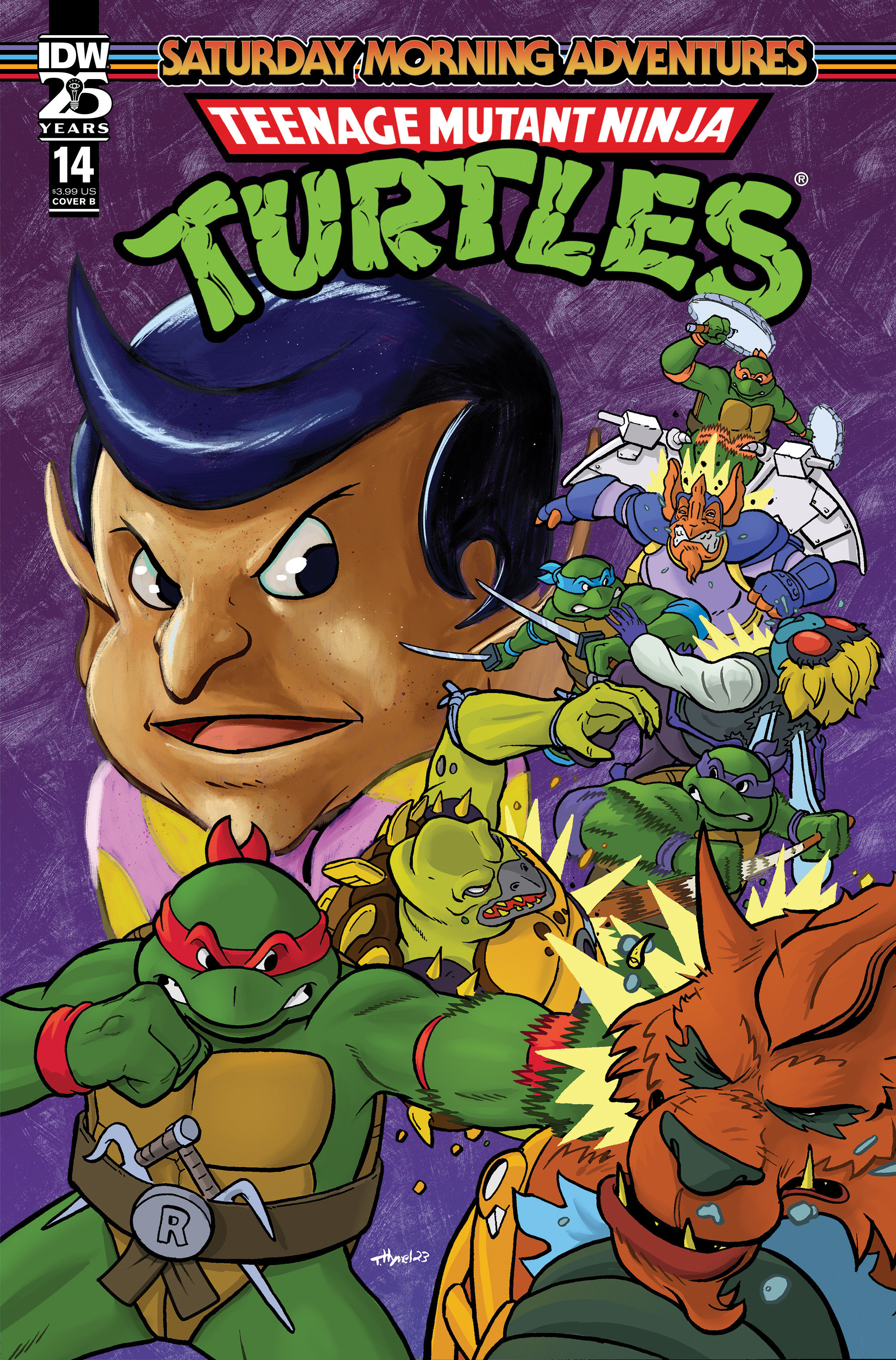 Teenage Mutant Ninja Turtles Saturday Morning Adventures Continued! #14 Cover B Hymel