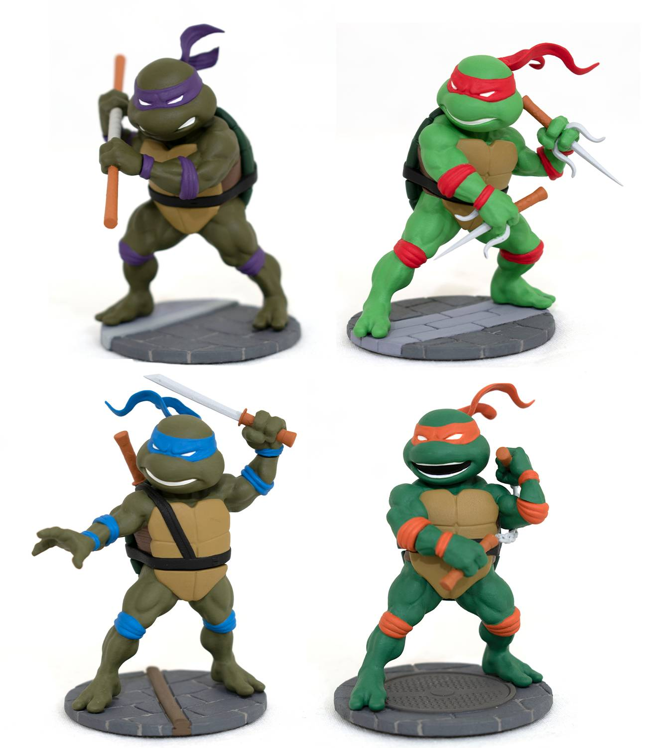 San Diego ComicCon 2023 Teenage Mutant Ninja Turtles Retro D-Formz Box Set