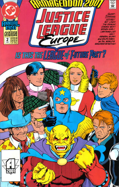 Justice League Europe Annual #2 [Direct]-Near Mint (9.2 - 9.8)