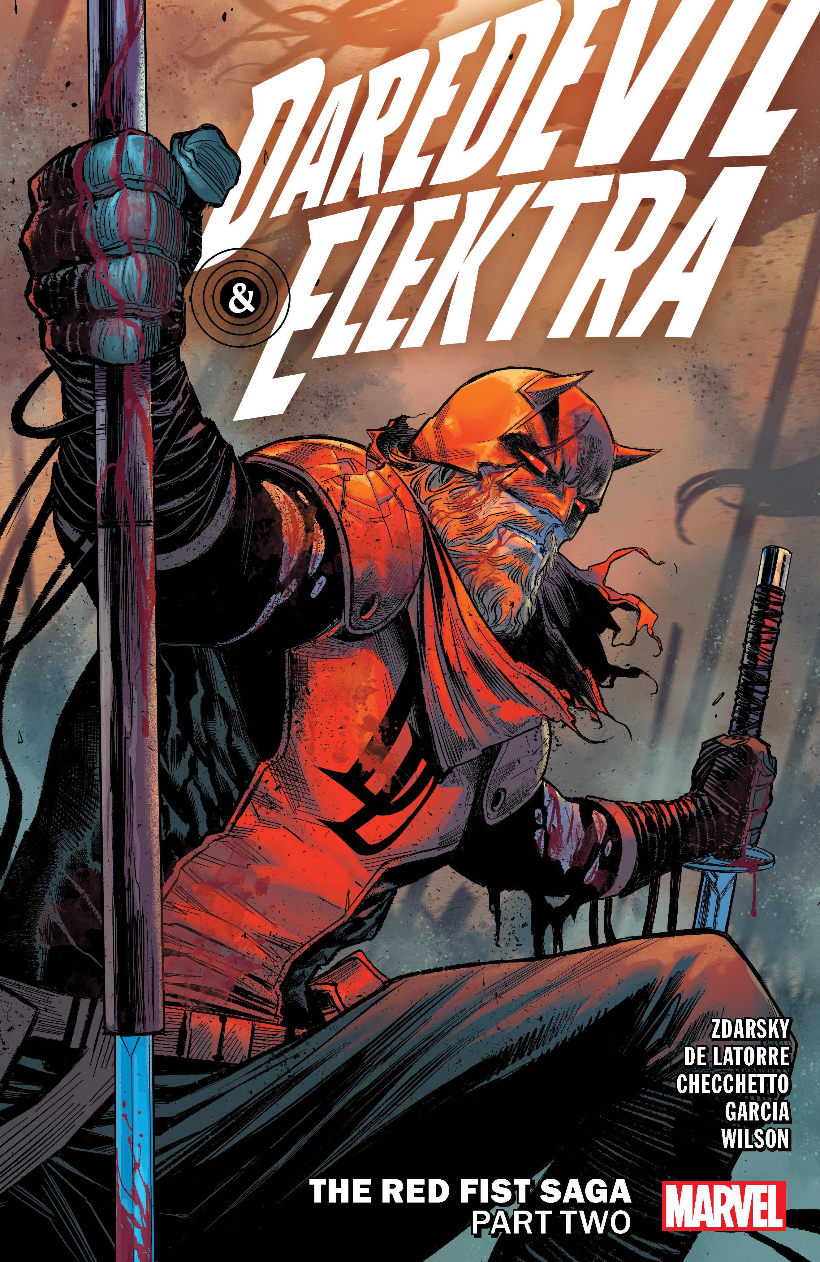 Daredevil and Elektra by Chip Zdarsky Graphic Novel Volume 2 Red Fist Saga Part 2