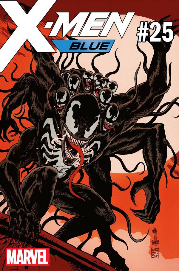 X-Men Blue #25 Francavilla Venom 30th Variant Leg
